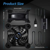 Miran USB ventilator, 5V USB prijenosni ventilator za hlađenje za ravne ploče XBO DVR PlayStation Router TV prijemnik