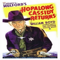 Hopalong Cassidy vraća poster