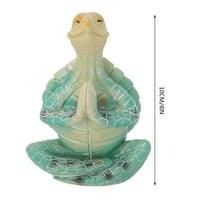 Randolph Funny Yoga Turtle Craft Resin Dekorativni joga kornjača Ornament Savršena joga vježba Pokloni