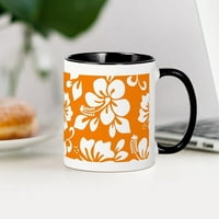 Cafepress - Narančasta Havajska hibiskus krigla - OZ Keramička šolja - Novelty Caffea čaj čaja