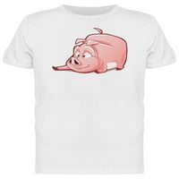 Razigrana svinjska crtana majica Muškarci -Mage by Shutterstock, Muško 4x-Large