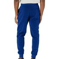 Outfmvch radne pantalone za muškarce Skort za žene Ležerne prilike, Ležerne prilike sa čvrstim osnovnim aktivnim sportskim hlačama zadebljane hlače Teretane kratke hlače za muškarce Tamno plavi XL