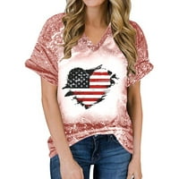 Sretna 4. srpnja Dan nezavisnosti Patriotska američka majica za žene labava bluza Neovisnosti Dan Ispiši
