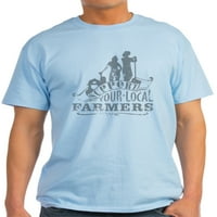 Cafepress - Podržite majicu lokalnih poljoprivrednika - lagana majica - CP