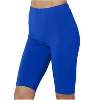 Lopecy-Sta Fashion Women Yoga Tajice Fitness Trčanje Teretana Dame Solid Sports Active hlače Prodaja čišćenja Teretana Ženska kratke hlače Žene Plave