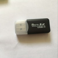Plusley velike brzine USB 2. Port Micro SD SDXC TF Memory Card-adapteri crne boje