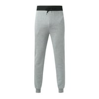 Muškarci Casual Hlače Ležerne hop hlače Jednobojne staze čipke hlače za vježbanje sa džepom toplim hlačama