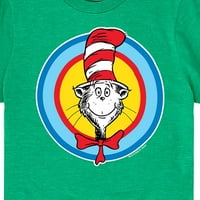 Dr Seuss - Cat u Hat Smile - grafička majica mališana i mlade kratkih rukava