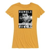 Muhammad Ali - Boks legenda - Rumble Young Man Rumble - Ženska grafička majica kratkih rukava