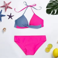 Yubnlvae bikini setovi ženski podstavljeni push-up grudnjak bikini set kupaći kostim kupaći kostim kupaći