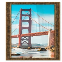 Frame Gold Frame Frame - Kompletni moderni foto okvir uključuje UV akrilni štitnik