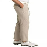 Muški veliki i visoki veliki i visoki golf swingfle ravno fit pant, Crveni kaki, 54W 30L