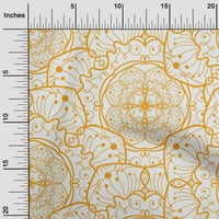 Onuone pamučni dres pamuk Junf Yellow tkanina umjetnička mandala quilting pribor Ispisuje šivanje tkanine