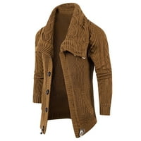 Ženski kardigani lagani džemper casual pune boje dugih rukava zadebljani kardigan jakne džemper na otvorenom