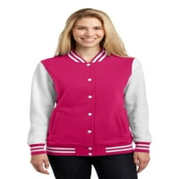 Sport-Tek dame fleece letterman jakna-2xl