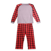 Century Family Božićni koji odgovara pidžami set tata mamin kid baby reindeer plairana spavaća odjeća