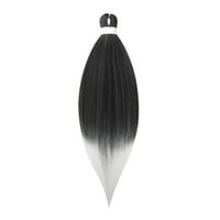 Pro The Beauty Tools Wig s afrička crna pletenica Označite bojnjske proširenje kose