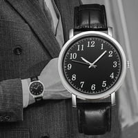 Royallove Muška modna dizajna kožna sat Digitalni kvarcni temperament Muški sat poklon
