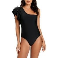 Fnochy bikinis za žene zazor pokriti jednu kupaći kostimu, jednodijelno jednodijelno jednodijelno pepum
