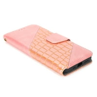 Kožna futrola, zaštitni PU kožni novčanik Telefon s nosačem kreditne kartice za Pro Rose Gold