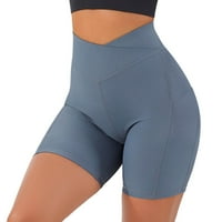 Biciklističke ženske kratke hlače za kratke hlače struk vježbanje za dizanje V Yoga kratke hlače Žene