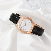 Najbolji poklon Qwang ženski sat Kvarcni biranje Digitalni sat Pointer Glow Watch za žene i djevojke