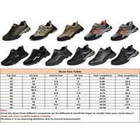 Eloshman Unise Radne čizme za zaštitu klizača otporna na čizmu čelične nožne sigurnosne cipele Građevinski