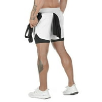 Douhoow Ljetni muškarci Brze suhe kratke hlače Sportske kratke hlače Prozračne fitness dno sa džepovima