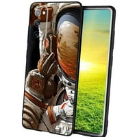 Kompatibilan sa Samsung Galaxy A02S futrolom telefona, kosmonaut - Case Silikon zaštitni za teen Girl Boy Case za Samsung Galaxy A02S