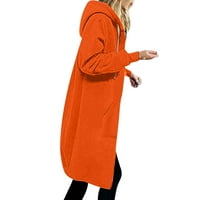 Kardigan za žene Ženske modne ženske jakne za zgusnuću i runu i zimske ležerne patentne patentne patentne