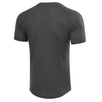 Leesechin Muška majica Clearence Plus size odjeća od pune boje odjeća za odjeću za hlađenje kratkih rukava