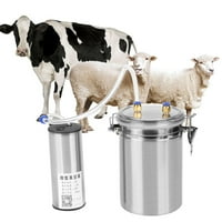 ZERONE MEKER, električna mašina za mužnju, 2L električni muzeći mlečni muzer za jakne od nehrđajućeg čelika za ovce krave