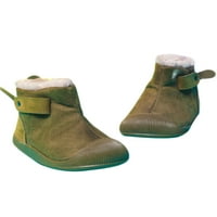 RotoSW dječje cipele od križa Fugly Boot Warm gležnjači prve šetače Fuzzy čizme za snijeg Udobne gumene jedinice zimske cipele Hladno vrijeme Antive green 4.5c