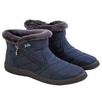 Tenmi ženske modne zimske čizme čizme za gležnjače na otvorenom proklizavajuće cipele za hodanje veličine 4-9,5