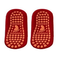 Kesitin Unise Comfort klizanje na kućnoj cipeli u zatvorenom ugodnom pletenu kućne cipele crveno 6,5c-9c