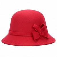 Cloche Bucket Bowler Fedora Floppy Derby Vintage Felt Hat Cap Women