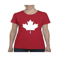 - Ženska majica kratki rukav, do žena veličine 3xl - Kanada list