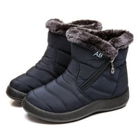 Ecetana žene zimske čizme za zimske snijeg drže tople čizme za gležnjeve neklizne i vodootporne cipele