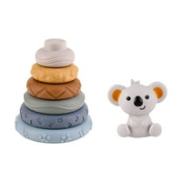 Slobodanje gniježđenih igračaka za djecu plus igračke zube zube kucnice za dječji pogon za dječjeg zgrada s koalama Poslovni pokloni za mjesecci dušo