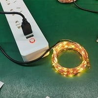 Svjetla USB LED žičana pakovanje bakrene žice pogodne unutrašnje spavaće sobe za božićne vjenčane sučelje za ukrašavanje