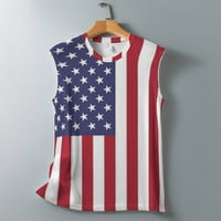 Taqqpue 4. jula odijelo za žene američke majice zastava Dan Nezavisnosti Ležerni neovisni prsluk bez