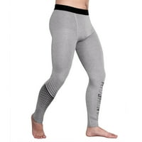 Sanbonepd Muškarci Solid Color Line Dizajn Fitness Trčanje trening hlače Prozračne hlače za brzo sušenje