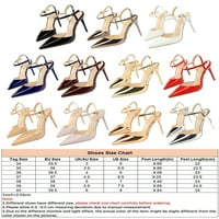 Lacyhop dame visoke pete Stiletto strapppppy sandal gležnjače sandale za rudene stranke elegantne haljine