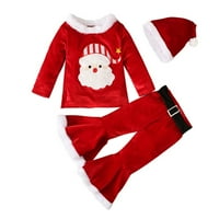 Djeca Božićna odjeća Set Veličina odlične za casual svakodnevno Photoshoot Santa Claus 80