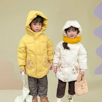 Dječji djeci Dječji djevojčici Dječaci Puffer pamučna jakna Pamučni kaput sa zimskim kaputima sa kapuljačom
