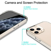 iPhone Pro Case Case CASE telefon, alitech bistri Clear TPU stražnji poklopac otporan na udarce za zaštitu od ispadanja na vrhu Apple iPhone, Clear