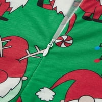 Wybzd Božićna porodica Usklađivanje pidžama Set Santa Claus Xmas Tree Ispiši crtane hlače za odrasle, djeca, dušo