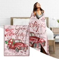 Valentines Daybedbe i bacač pokrivač pokrivač pokrivač meko topli krevet pokrivač prozračan kauč pokrivač hxroolrp
