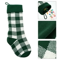 Božićna čarapa Božićni poklon bombona Torba Dekorativni privjesak za čarape