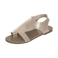 Žene Comfort Bunion korektor ravne cipele Ortopedska prstena prstena ravna sandala ljetna plaža Sandal